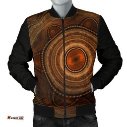 Bomber Jacket - Aboriginal Dot Painting Jacket Ver09 - Men