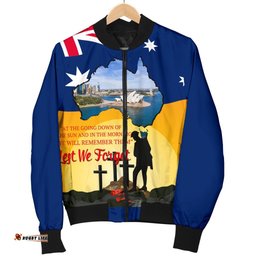 Anzac Day Men's Bomber Jacket - Today's Peace Is Yesterday's Sacrifice