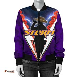 Melbourne Women Bomber Jacket Storm Anzacday