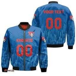 Newcastle Knights Bomber Jacket Logo Sport Ombre - NRL