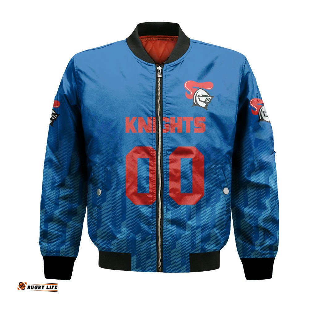 Newcastle Knights Bomber Jacket Logo Sport Ombre - NRL