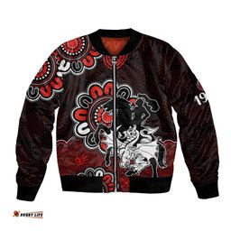 NRL St. George Illawarra Dragons Rugby Saints 1998 Aboriginal Bomber Jacket