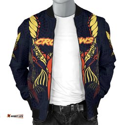 Adelaide Men Bomber Jacket Simple Indigenous Crows