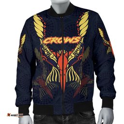 Adelaide Men Bomber Jacket Simple Indigenous Crows