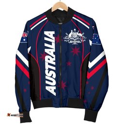 Bomber Jacket - Australian Coat Of Arms Jacket - Men