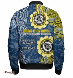 Australia North Queensland Custom Bomber Jacket - Believe! Belong! Bomber Jacket