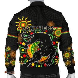 Penrith Men Bomber Jacket Indigenous Panthers - Black