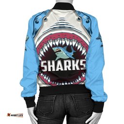 Sharks Rugby Women's Bomber Jacket Cronulla Sutherland