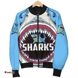 Sharks Rugby Women's Bomber Jacket Cronulla Sutherland
