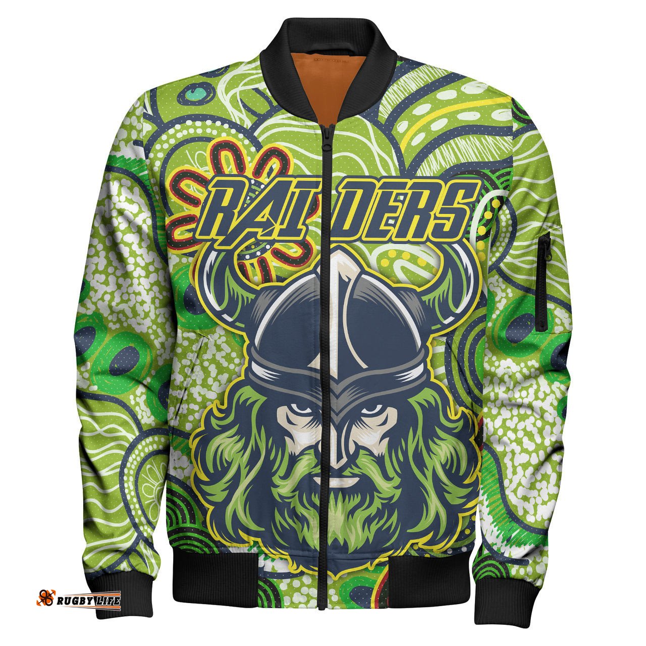 The Raiders Rugby Bomber Jacket - Custom The Raiders Bomber Jacket RLT13