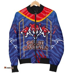 India Premier Women Bomber Jacket Cricket Delhi Capitals Version DC