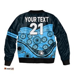 Custom Personalised Waratahs Rugby Bomber Jacket NSW Red Waratahs Indigenous