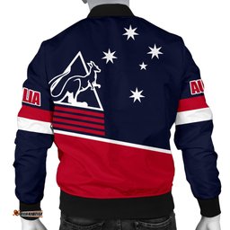 Bomber Jacket - Southern Cross Australia Jacket Kangaroo Symbol - Men