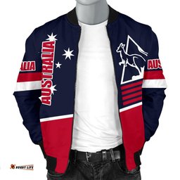 Bomber Jacket - Southern Cross Australia Jacket Kangaroo Symbol - Men