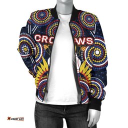 Adelaide Women's Bomber Jacket Original Indigenous Crows