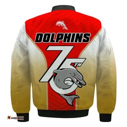 Dolphins Rugby Bomber Jacket Since 1947 Dynamic Version