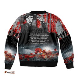 ANZAC DAY Heroes Of The Gallipoli Bomber Jacket