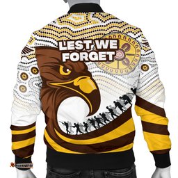 Pride Hawks Men's Bomber Jacket Hawthorn Anzac Day Aboriginal