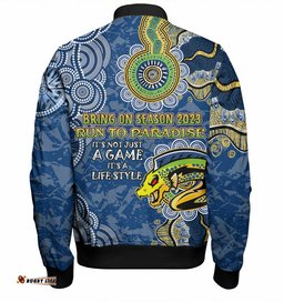 Australia Parramatta Custom Bomber Jacket - Run To Parradise Bomber Jacket