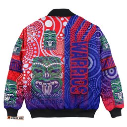 New Zealand Warriors Sporty Style Bomber Jackets