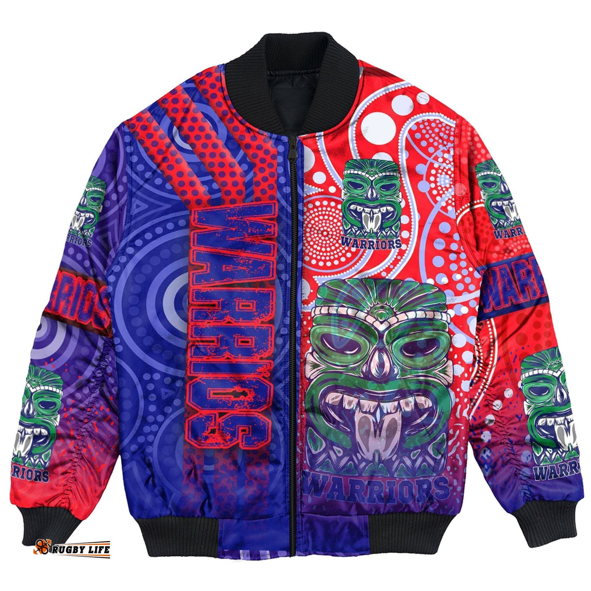 New Zealand Warriors Sporty Style Bomber Jackets