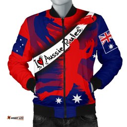 Men's Bomber Jacket - Australian Rules Football