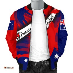 Men's Bomber Jacket - Australian Rules Football