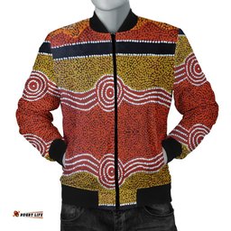 Bomber Jacket - Aboriginal Dot Style