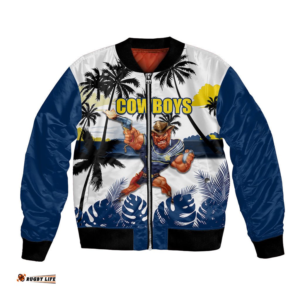 NRL Cowboys Bomber Jacket Summer Vibe Style