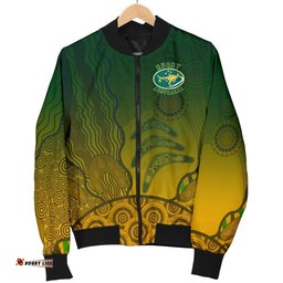 Australia Men's Bomber Jacket, Aboriginal Australian Rugby Jacket