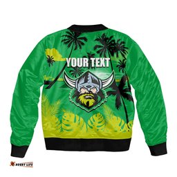 NRL Raiders Bomber Jacket Summer Vibe Style
