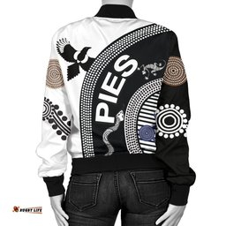Collingwood Women Bomber Jacket Pies Unique Indigenous