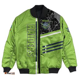 Canberra Raiders Bomber Jacket Personalized Rugby For Fan - NRL
