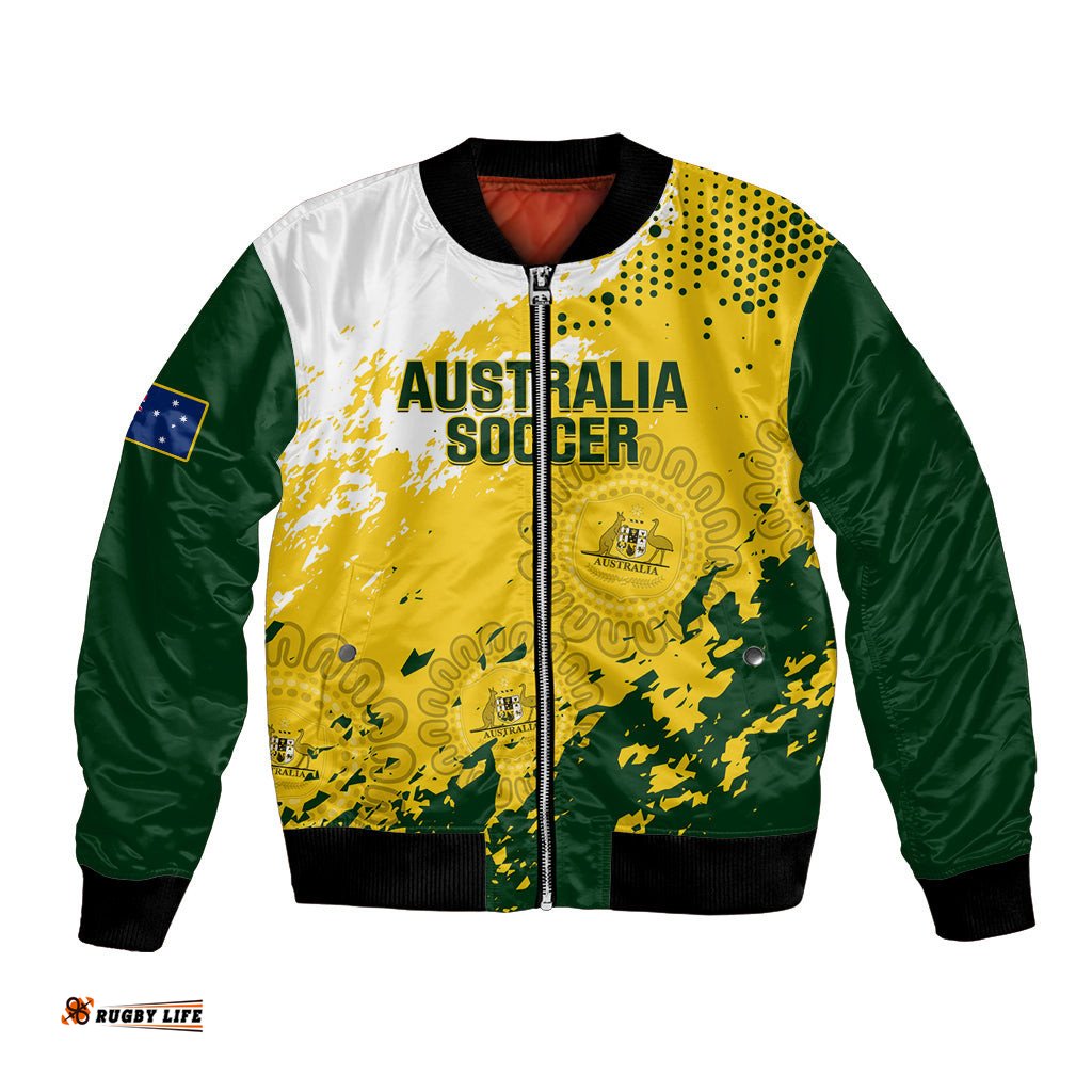 Australia Soccer Bomber Jacket Til Its Done Matildas 2024 Happy 46th Anniversary