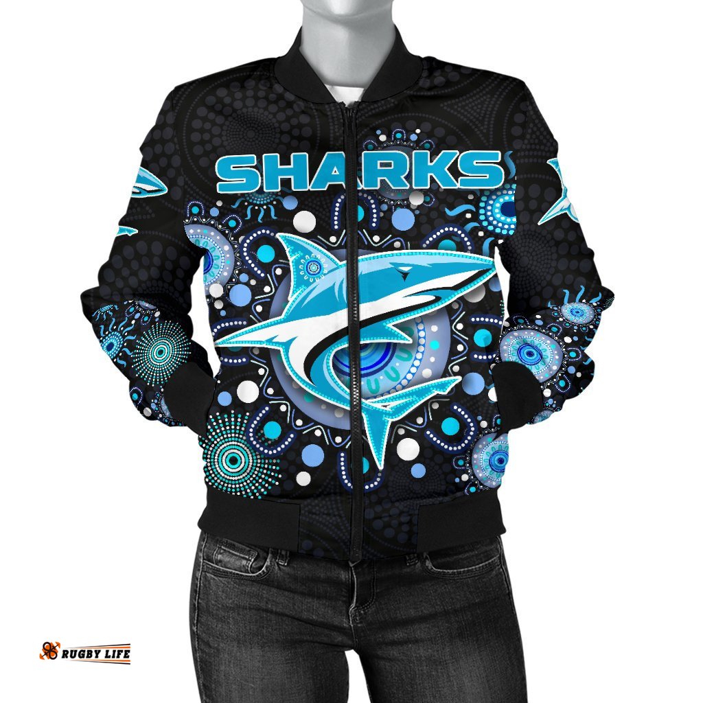 Cronulla Bomber Jacket Sharks Indigenous For Women