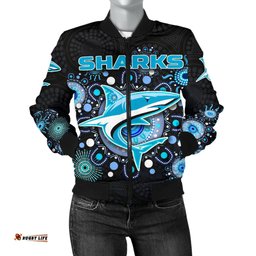 Cronulla Bomber Jacket Sharks Indigenous For Women