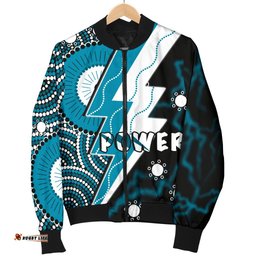 Power Men Bomber Jacket Thunda Port Adelaide