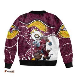 Sea Eagles Mascot NRL Bomber Jacket NAIDOC