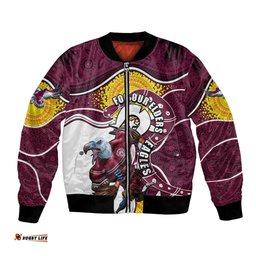 Sea Eagles Mascot NRL Bomber Jacket NAIDOC