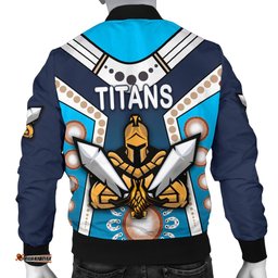 Gold Coast Men's Bomber Jacket Titans Gladiator Simple Indigenous