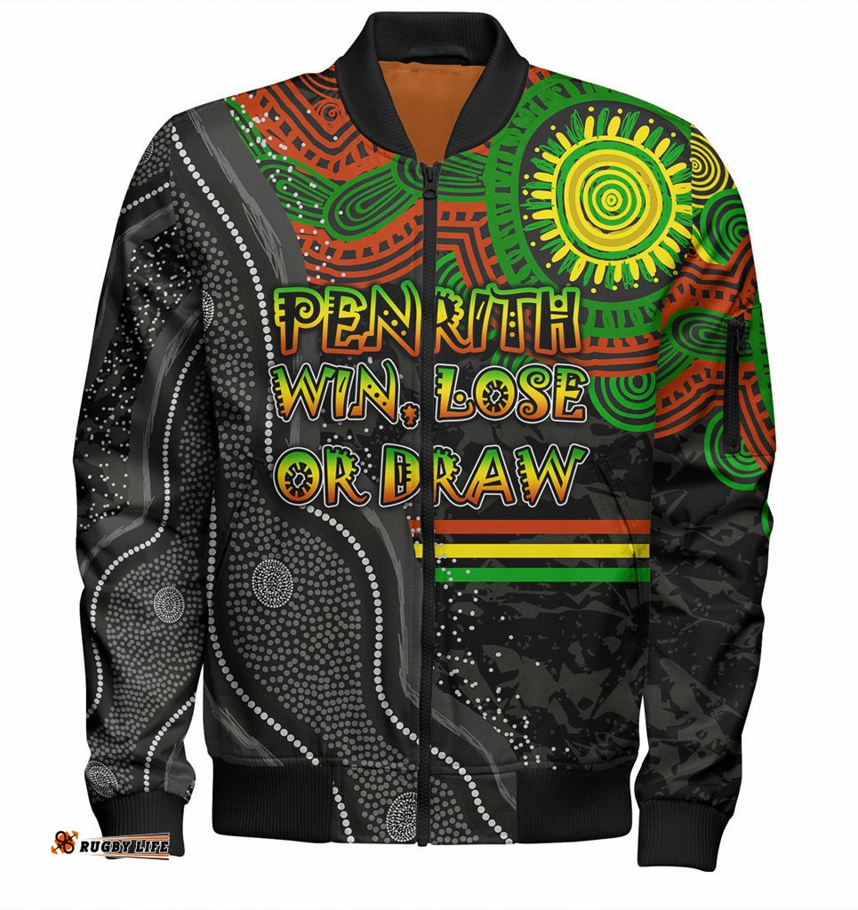 Australia Penrith Custom Bomber Jacket - Win, Lose or Draw Bomber Jacket