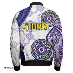 Storm Rugby Bomber Jacket - Custom Super Storm Bomber Jacket RLT13