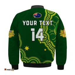 Australia Rugby Bomber Jacket The Kangaroos Champions Pacific Indigenous