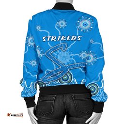 Adelaide Strikers Women Bomber Jacket Indigenous Blue Energy