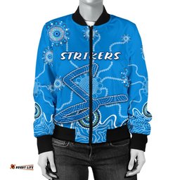 Adelaide Strikers Women Bomber Jacket Indigenous Blue Energy