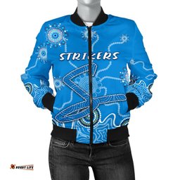 Adelaide Strikers Women Bomber Jacket Indigenous Blue Energy
