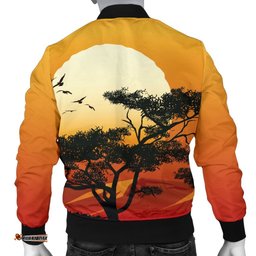 Men's Bomber jacket - Sunset And Tree In Australia