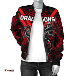 Dragons Women's Bomber Jacket St. George Aboriginal