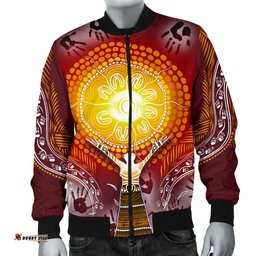 Men's Bomber Jacket - Australian Aboriginal NAIDOC Week - Because Of Her, We Can