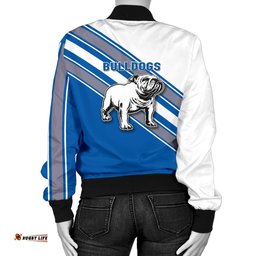 Canterbury-Bankstown Bulldogs Women's Bomber Jacket Simple Style